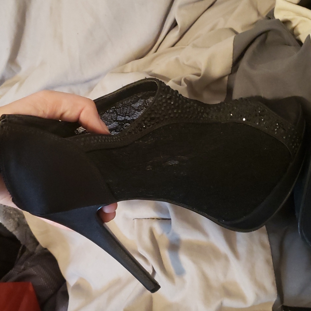 Black heels
